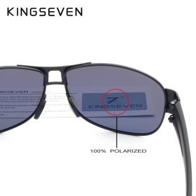 KINGSEVEN Men Classic Brand Sunglasses Luxury Aluminum Polarized Sunglasses EMI Defending Coating Lens Male Driving Shades N7806 6