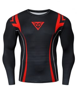 Men Long Sleeves Casual Fashion Gyms Bodybuilding Male Tops Fitness Running Sport T-Shirts Training Sportswear Brand Clothes 20