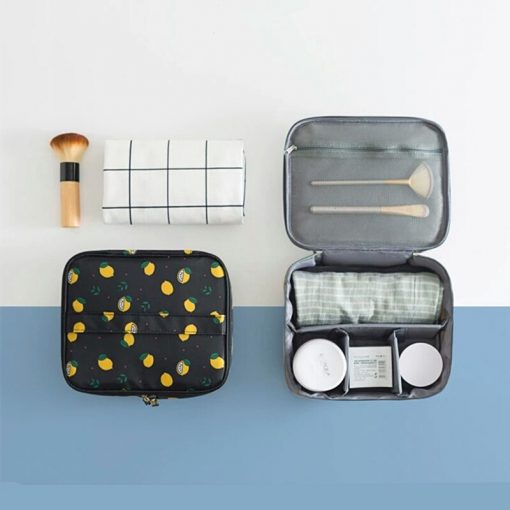 RUPUTIN 2018 New Women's Make up Bag Travel Cosmetic Organizer Bag Cases Printed Multifunction Portable Toiletry Kits Makeup Bag 4