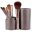 7PCs/set Makeup Brushes Set Professional Beauty Make-Up Brush Natural Hair Foundation Powder Blushes Eyeshadow Concealer Lip Eye 7