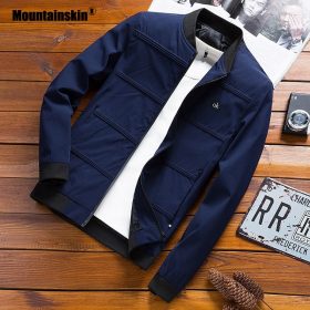 Mountainskin Spring Jackets Mens Pilot Bomber Jacket Male Fashion Baseball Hip Hop Coats Slim Fit Coat Brand Clothing SA679 2