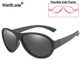 WarBlade Cute Children Polarized Sunglasses Silicone Safety Kids Sun Glasses Girls Boys Baby Glasses UV400 Eyewear Gafas de sol 2