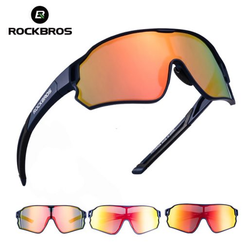ROCKBROS Cycling Glasses MTB Road Bike Polarized Sunglasses UV400 Protection Ultra-light Unisex Bicycle Eyewear Sport Equipment 1
