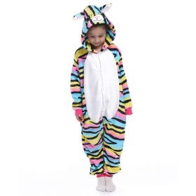 Kigurumi Unicorn Pajama Child Boys Winter Flannel Licorne Pajamas Kids Panda Pyjamas Sleepwear Oneise Girls Pijamas for 4-12 Y 3