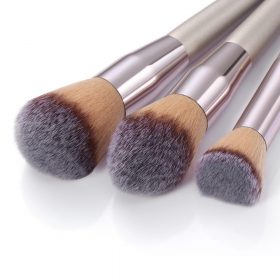 10PCs Makeup Brushes Set Cosmetic Brushes Set Make up Tool kit Foundation Natural-synthetic Hair Eye Shadow Blending Maquiagem 4