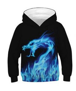 Thunderbolt Skull Boys Hoodies 3D Digital Printing Wolf Casual Kids Jacket Polyester Spring And Autumn Boys Jacket Kids Clothes 9