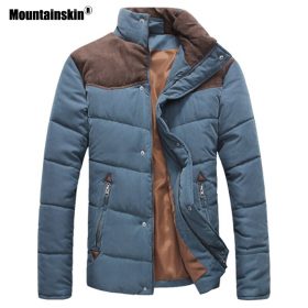 Mountainskin Autumn Winter Coats Men Parka Cotton Warm Thick Jackets Padded Coat Male Outerwear Jacket Mens Brand Clothing SA787 3