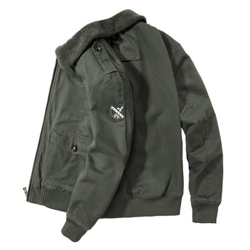 BOLUBAO Men Military Style Jackets Winter Brand Plus Velvet Thickening Men's Jacket New Male Fashion Comfortable Jacket Coats 5