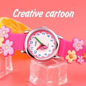 SKMEI 3D Cartoon Quartz Children Watch Colorful Cute Kids Watches Waterproof Creative Boys Girls Clock Soft montre enfant 1685 5