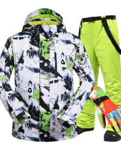 Ski Suit Men Brands Winter Windproof Waterproof Thermal Snow Jacket And Pants Sets Skiwear Skiing And Snowboard Ski Jacket Men 1