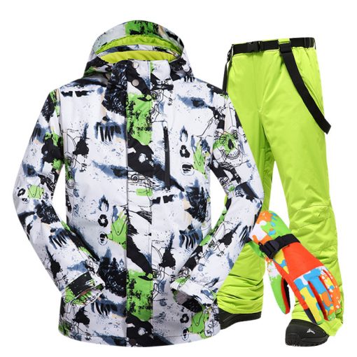 Ski Suit Men Brands Winter Windproof Waterproof Thermal Snow Jacket And Pants Sets Skiwear Skiing And Snowboard Ski Jacket Men 1