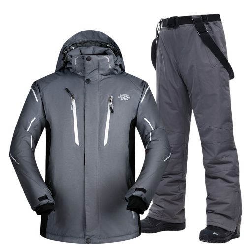 Plus Ski Suit Men Large Super Warm Waterproof Windproof Winter Snow Snowboard Suit Winter Skiing and Snowboarding Jacket Brands 1