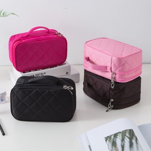 Makeup bag Women Bags Large Waterproof Nylon Travel Cosmetic Bag Travel Organizer Case Necessaries Make Up Wash Toiletry Bag 6