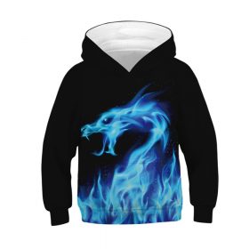 Thunderbolt Skull Boys Hoodies 3D Digital Printing Wolf Casual Kids Jacket Polyester Spring And Autumn Boys Jacket Kids Clothes 6