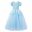 Little Girls Blue Cinderella Dress Up Children Puff Sleeve Elegant Prom Party Dress Kids Girl Birthday Princess Costume 8