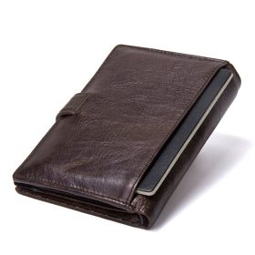 CONTACT'S Leather Wallet Luxury Male Genuine Leather Wallets Men Hasp Purse With Passcard Pocket and Card Holder High Quality 3