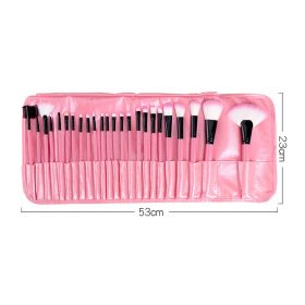 24PCs Makeup Brush Set Powder Foundation Large Eye Shadow Angled Brow Make-up Brushes Kit With a Bag Women Beauty  Cosmetic Tool 6