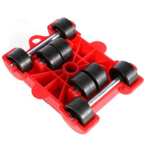 New Heavy Duty Furniture Lifter Transport Tool Furniture Mover set 4 Move Roller 1 Wheel Bar for Lifting Moving Furniture Helper 6