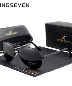 KINGSEVEN 2019 New Design Aviation Alloy Frame HD Polarized Sunglasses For Men UV400 Protection 1