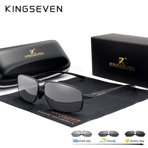 KINGSEVEN New Photochromic Sunglasses Men Polarized Chameleon Glasses Male Sun Glasses Day Night Vision Driving Eyewear N7088 1