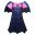 MUABABY Girls Vampire Fancy Dress Up Costumes Clothes Short Sleeve Carnival Halloween Vampire Party Gown Children Frocks 8