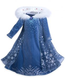 2020 Cosplay Snow Queen 2 Elsa Dresses Girls Dress Elsa Costumes Anna Princess Party Kids Vestidos Fantasia Girls Clothing 14