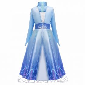 2020 Cosplay Snow Queen 2 Elsa Dresses Girls Dress Elsa Costumes Anna Princess Party Kids Vestidos Fantasia Girls Clothing 2