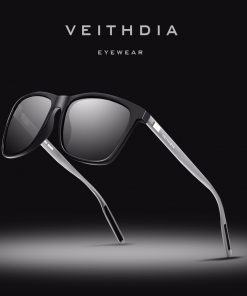VEITHDIA Brand Sunglasses Unisex Retro Aluminum+TR90 Sunglasses Polarized Lens Vintage Eyewear Sun Glasses For Men/Women 6108 2