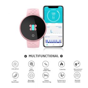 SKMEI Women Smart Watches Heart Rate Menstrual Period Tracker For Women Fashion Sport Ladies Wristband Waterproof Thin reloj B36 6