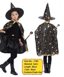 Halloween Costume Capes with Hats for Kids Boys Girls Halloween Pumpkin Halloween Costumes for Women Adult Costume 13