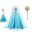 Fancy Baby Girl Princess Dresses for Girls Elsa Costume Bling Synthetic Crystal Bodice Elsa Party Dress Kids Snow Queen Cosplay 8