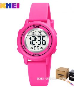 SKMEI Boys Girls Sport Kids Watch Colorful Led Children Digital Wristwatches Waterproof Alarm Child Watches montre enfant 1721 9