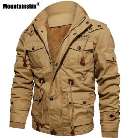 Mountainskin Men's Winter Fleece Jackets Warm Hooded Coat Thermal Thick Outerwear Male Military Jacket Mens Brand Clothing SA600 4