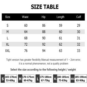 Compression Leggings Knee Pads Men's Running Pants Gym Fitness Sportswear Jogger Training Yoga Pants for Men Cropped Trousers 6