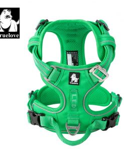 Truelove Pet Reflective Nylon Dog Harness No Pull Adjustable Medium Large Naughty Dog Vest Safety Vehicular Lead Walking Running 13