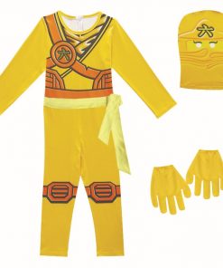 Lego Phantom Boy Costume Kids Fancy Party Dress Up Halloween Costume for Kids Ninja Cosplay Superhero Jumpsuit Set 15