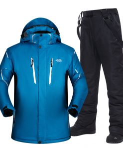 Plus Ski Suit Men Large Super Warm Waterproof Windproof Winter Snow Snowboard Suit Winter Skiing and Snowboarding Jacket Brands 21