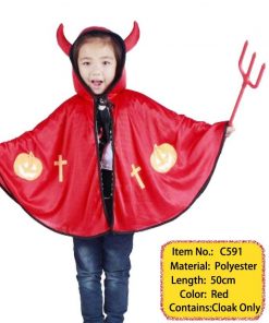 Halloween Costume Capes with Hats for Kids Boys Girls Halloween Pumpkin Halloween Costumes for Women Adult Costume 7