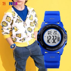 SKMEI Fashion Digital Boys Watches Time Chrono Children Watch Waterproof Camo Sports Hour Clock  Boy Teenager  Wristwatch 1574 1