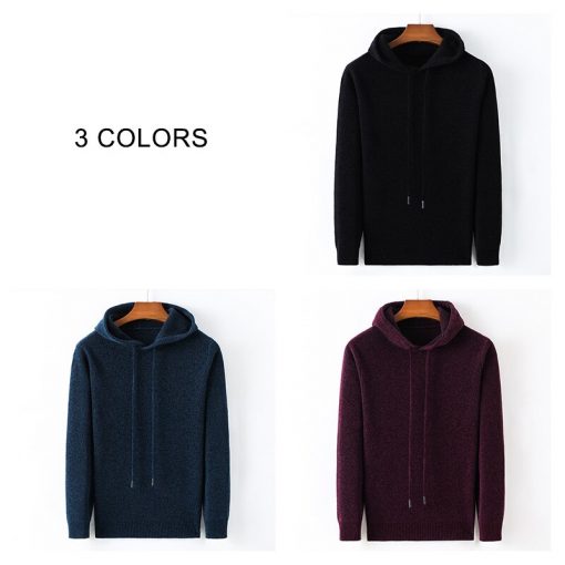 COODRONY Brand Hooded Sweater Men Clothes 2020 New Arrival Casual Knitwear Pullover Men Autumn Winter Soft Warm Pull Homme C1176 4