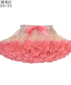 Drop shipping Baby Girls Tutu Skirt Fluffy Children Ballet Kids Pettiskirt Baby Girl Skirts Princess Tulle Party Dance Skirts 16