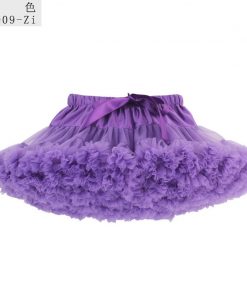 1-10Y Girls Tutu Skirt Ballerina Pettiskirt Layer Fluffy Children Ballet Skirts For Party Dance Princess Girl Tulle Miniskirt 26