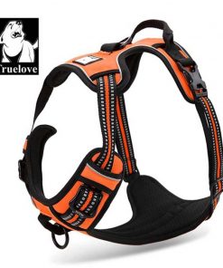 Truelove Front Range Reflective Nylon large pet Dog Harness All Weather  Padded  Adjustable Safety Vehicular  leads for dogs pet 8