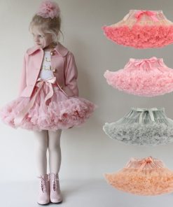 Drop shipping Baby Girls Tutu Skirt Fluffy Children Ballet Kids Pettiskirt Baby Girl Skirts Princess Tulle Party Dance Skirts 1