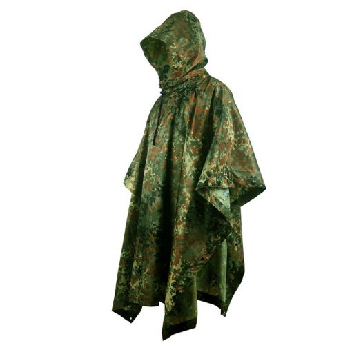 VILEAD Polyester Impermeable Outdoor Raincoat Waterproof Women Men Rain Coat Poncho Cloak Durable Fishing Camping Tour Rain Gear 6