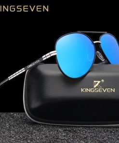 KINGSEVEN 2019 New Design Aviation Alloy Frame HD Polarized Sunglasses For Men UV400 Protection 2