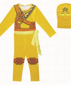 Lego Phantom Boy Costume Kids Fancy Party Dress Up Halloween Costume for Kids Ninja Cosplay Superhero Jumpsuit Set 11