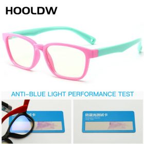 WarBLade Anti blue Light Kids Glasses Children Silicone Optical Frame Eyeware Boy Girls Computer Transparent Blocking Eyeglasses 1