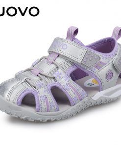 UOVO New Arrival 2020 Summer Beach Sandals Kids Closed Toe Toddler Sandals Children Fashion Designer Shoes For Girls #24-38 7