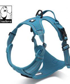 Truelove Front Range Reflective Nylon large pet Dog Harness All Weather  Padded  Adjustable Safety Vehicular  leads for dogs pet 9